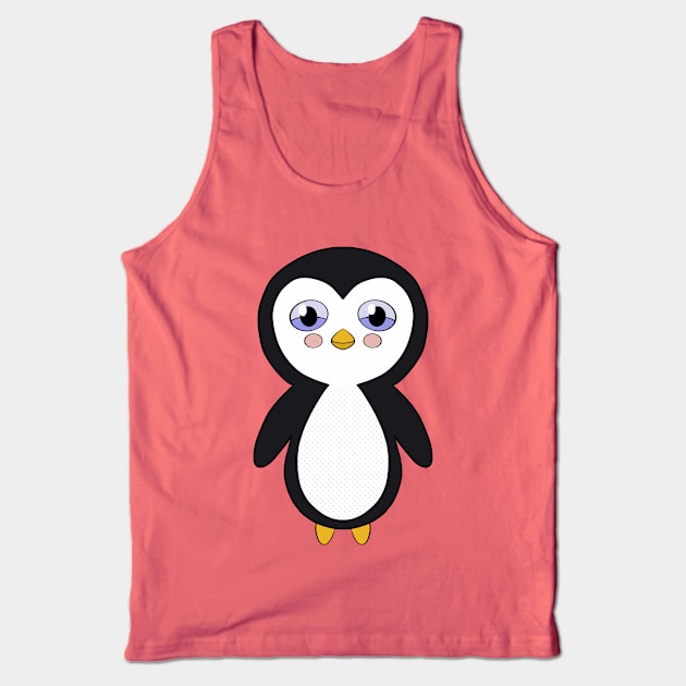 A Cute Penguin Tank Top by DiegoCarvalho